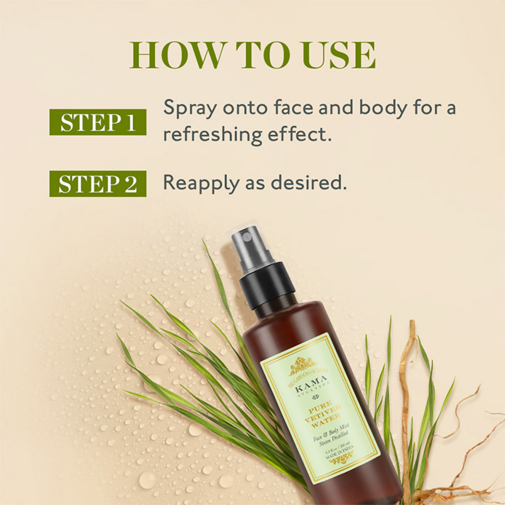 Kama Ayurveda Mini Pure Vetiver Water - Distacart