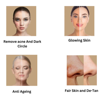 Etheric Kasturi Turmeric & Sandal Powder Combo – Herbal Face Pack for Glowing Skin - Dista