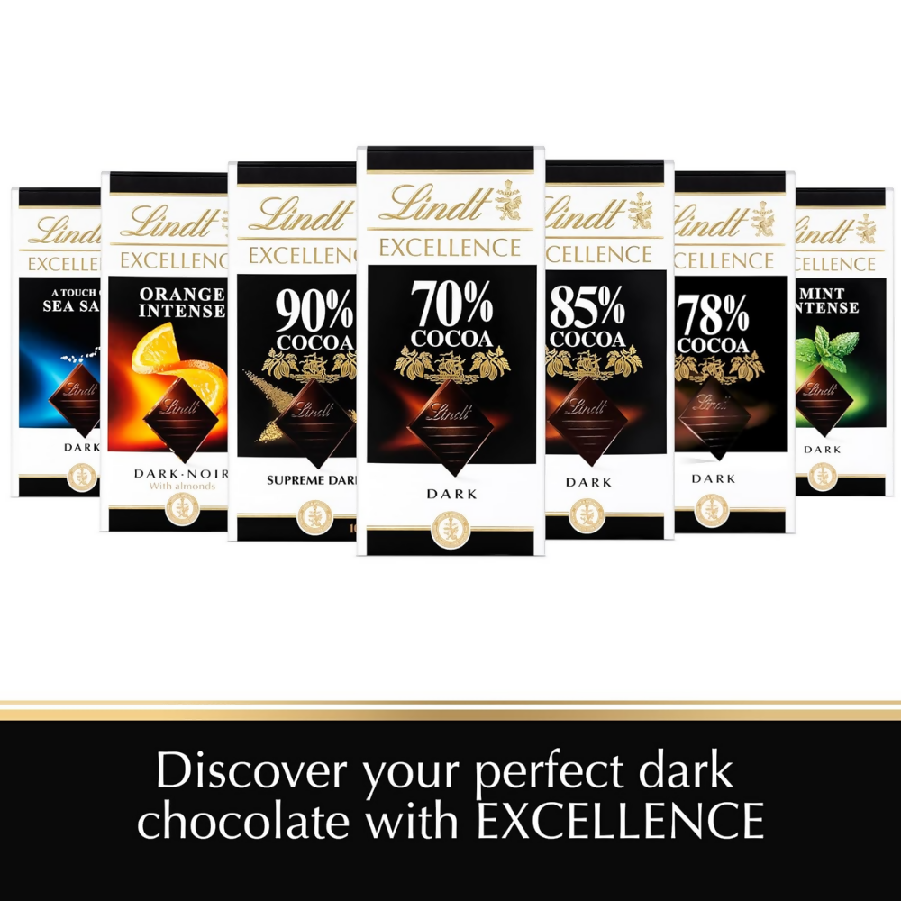 Lindt Excellence 85% Cocoa Dark Chocolate - Dista