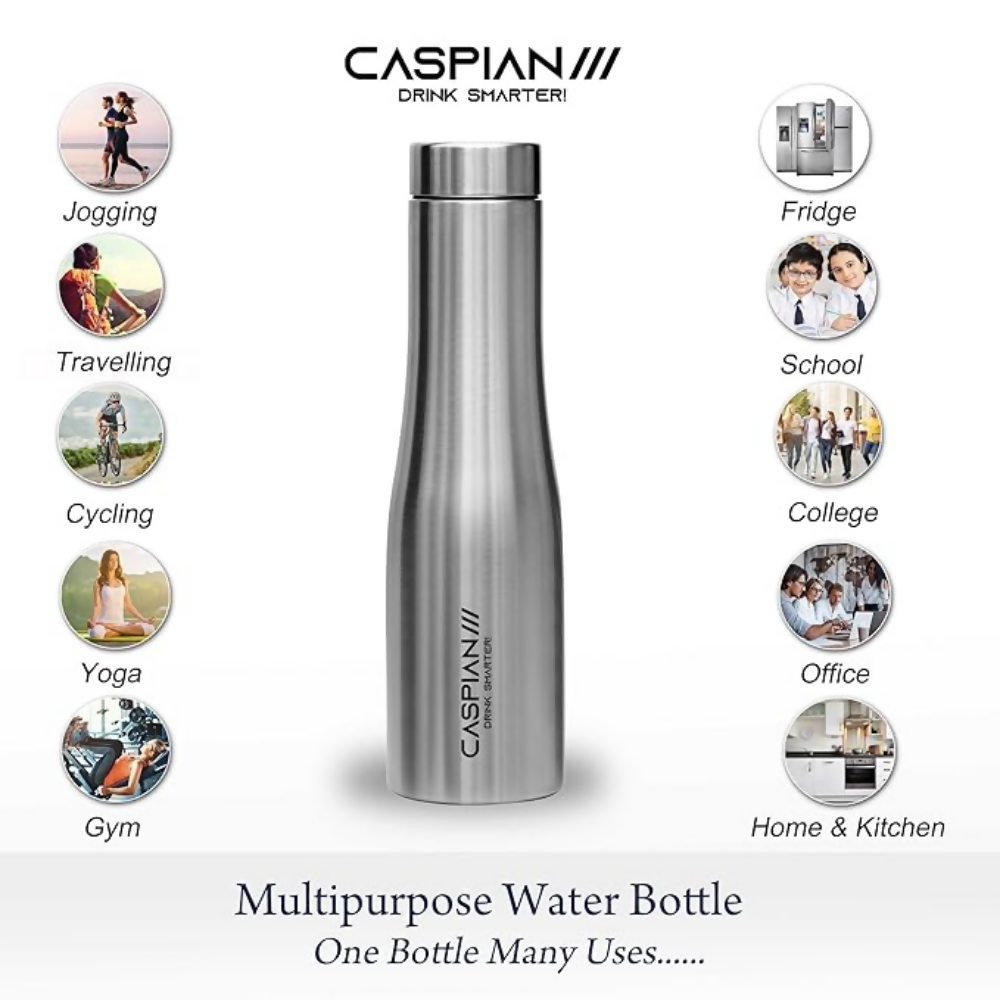 CASPIAN /// Aqua Stainless Steel Water Bottle - Dista