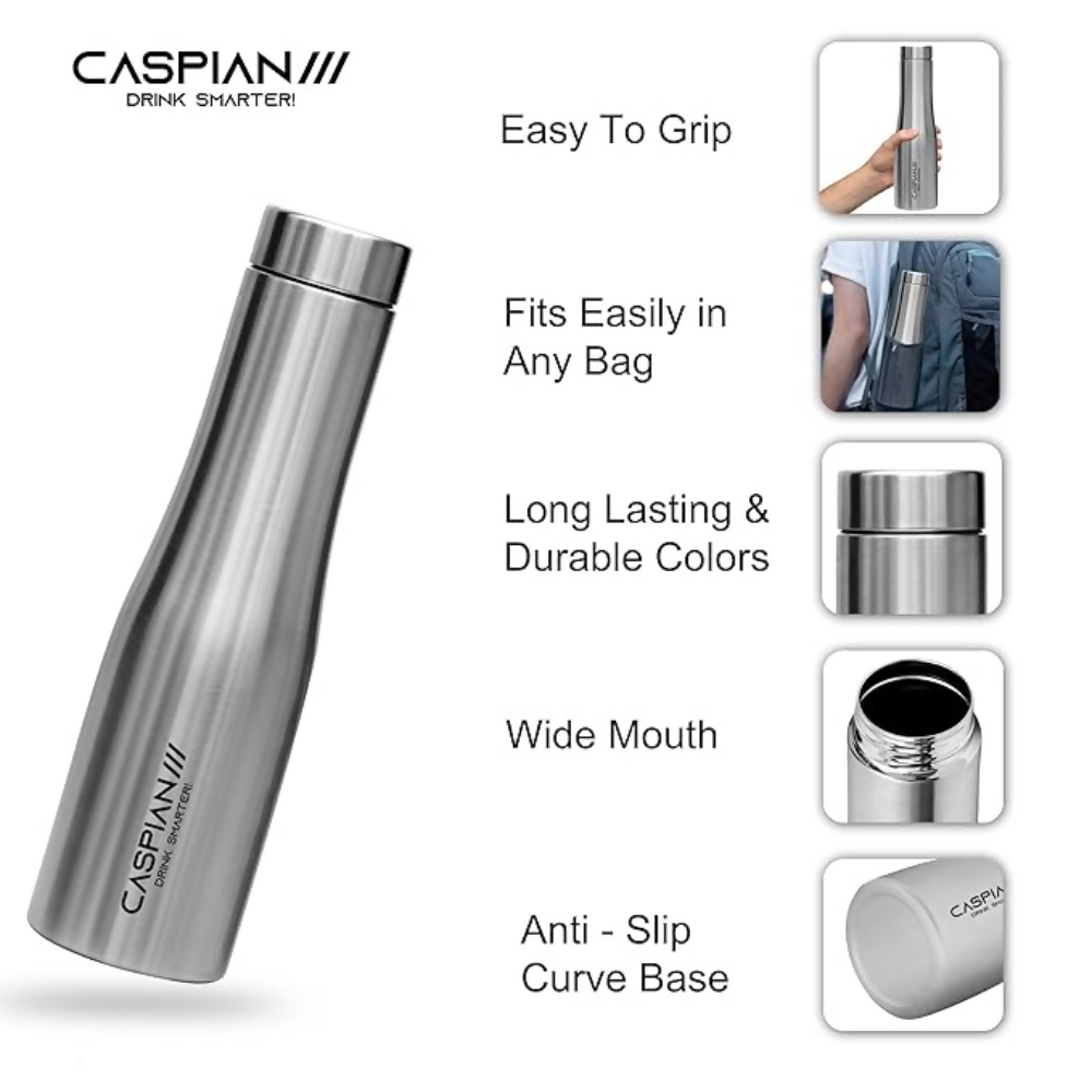 CASPIAN /// Aqua Stainless Steel Water Bottle - Dista