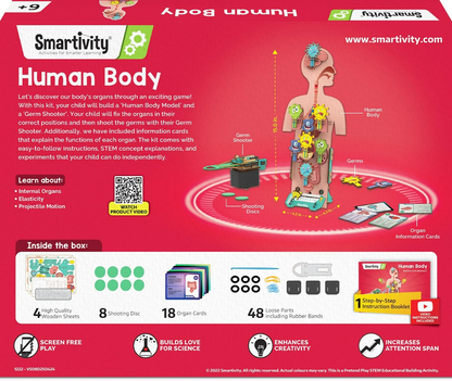Smartivity Human Body Toy For Kids 6-12 Years Body Organs & Functions - Distacart