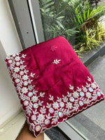 Thumbnail for Teeya Creation New Trendy Party Wear Soft Silk Saree-Pink - Dista