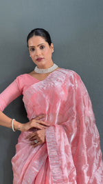 Thumbnail for Preksha Creation Women Ready To Wear Saree Premium Burberry Silk Embellished With Beautiful Thread Work - Pinch - Distacart