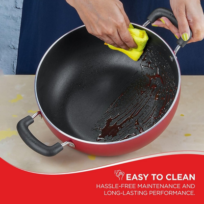 Vinod Zest Deep Kadhai with Glass Lid - Dista
