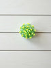 Inhanns Rang-E-Roshan Adjustable Ring – Handmade Crystal Statement Ring - Neon Green - Distacart
