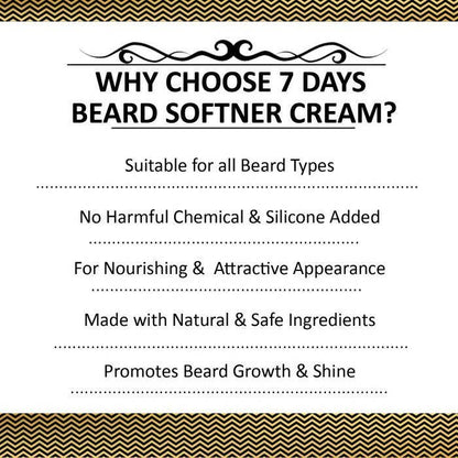 7 Days Beard Softener Cream - Distacart