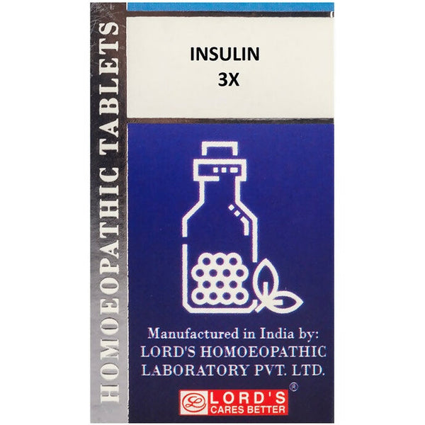 Lord's Homeopathy Insulin Trituration Tablets - Distacart