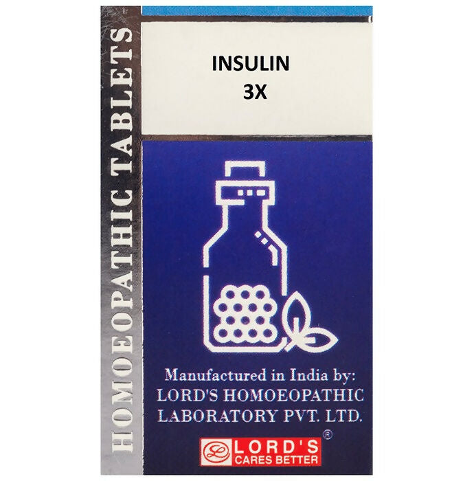Lord's Homeopathy Insulin Trituration Tablets - Distacart