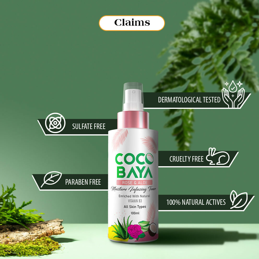 Cocobaya Rose and Aloevera Toner - Distacart