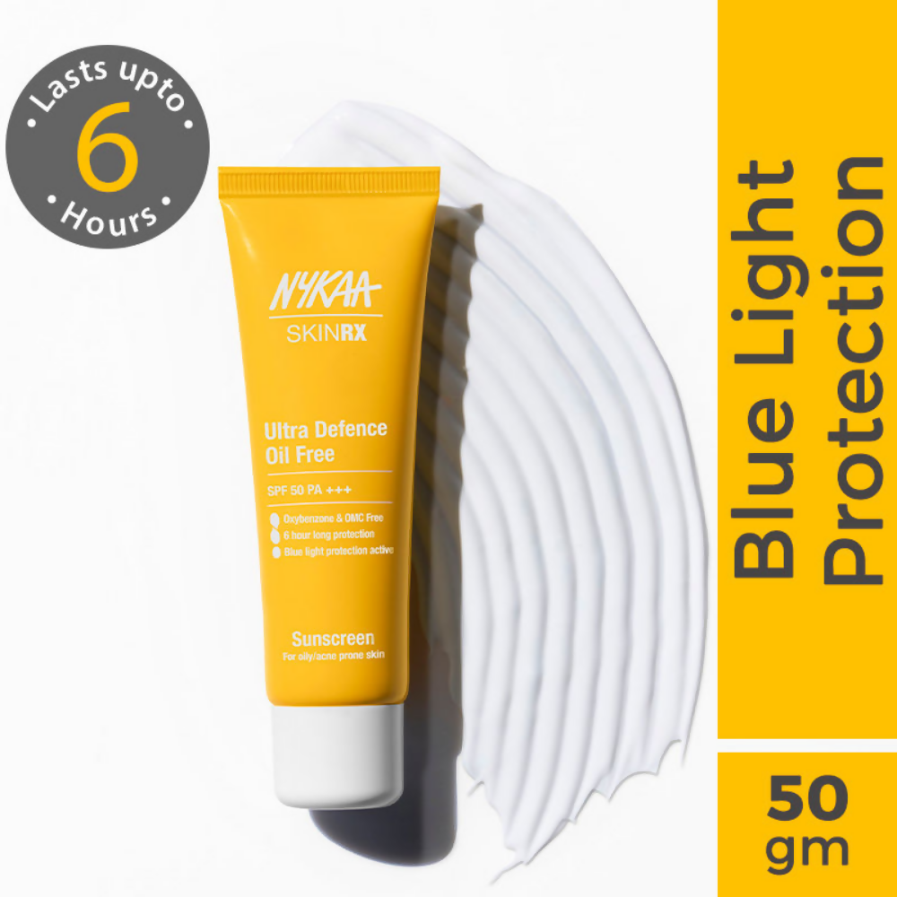 Nykaa SkinRX Ultra Defence Oil Free Sunscreen SPF 50 PA +++ - Distacart