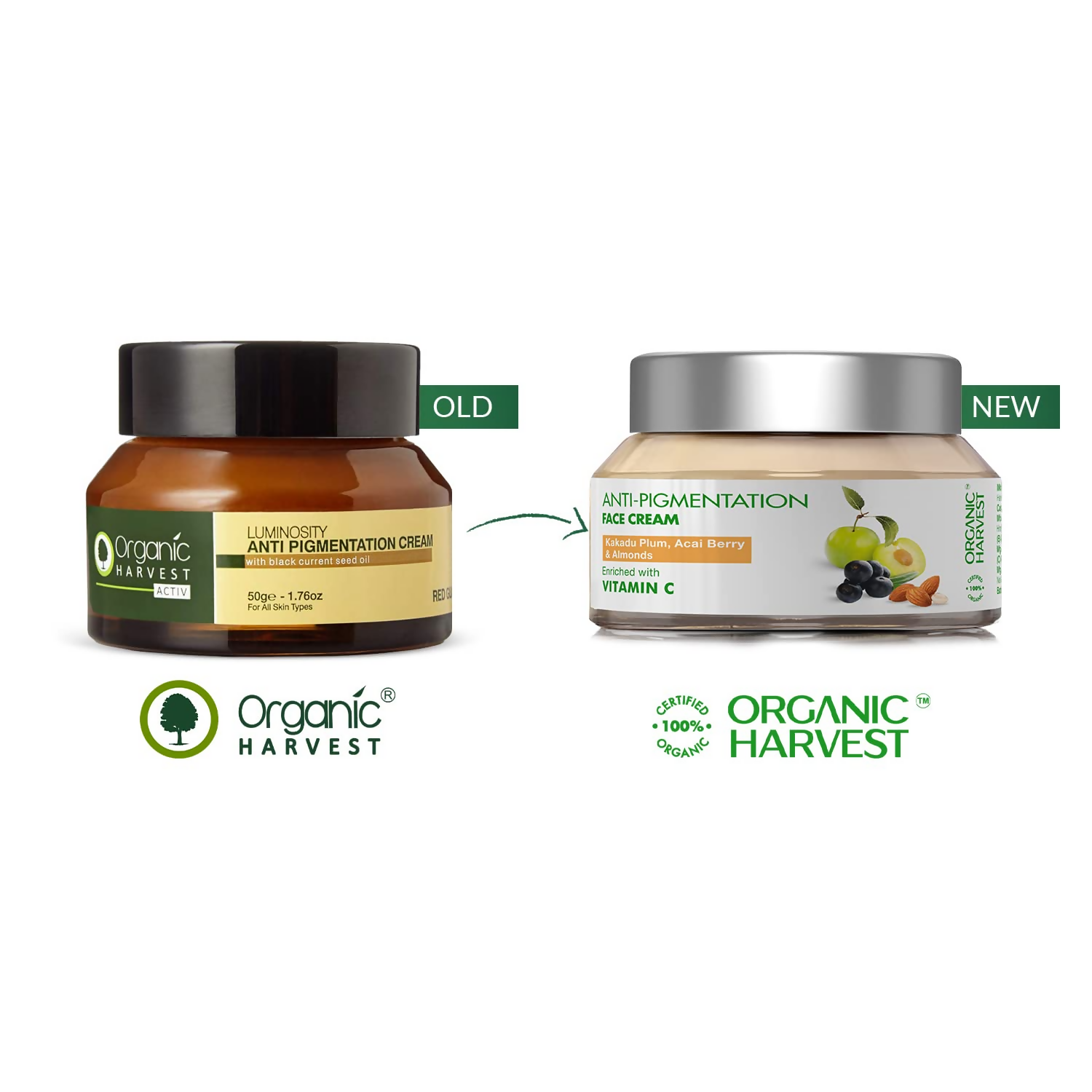 Organic Harvest Activ Luminosity Anti Pigmentation Cream - Distacart