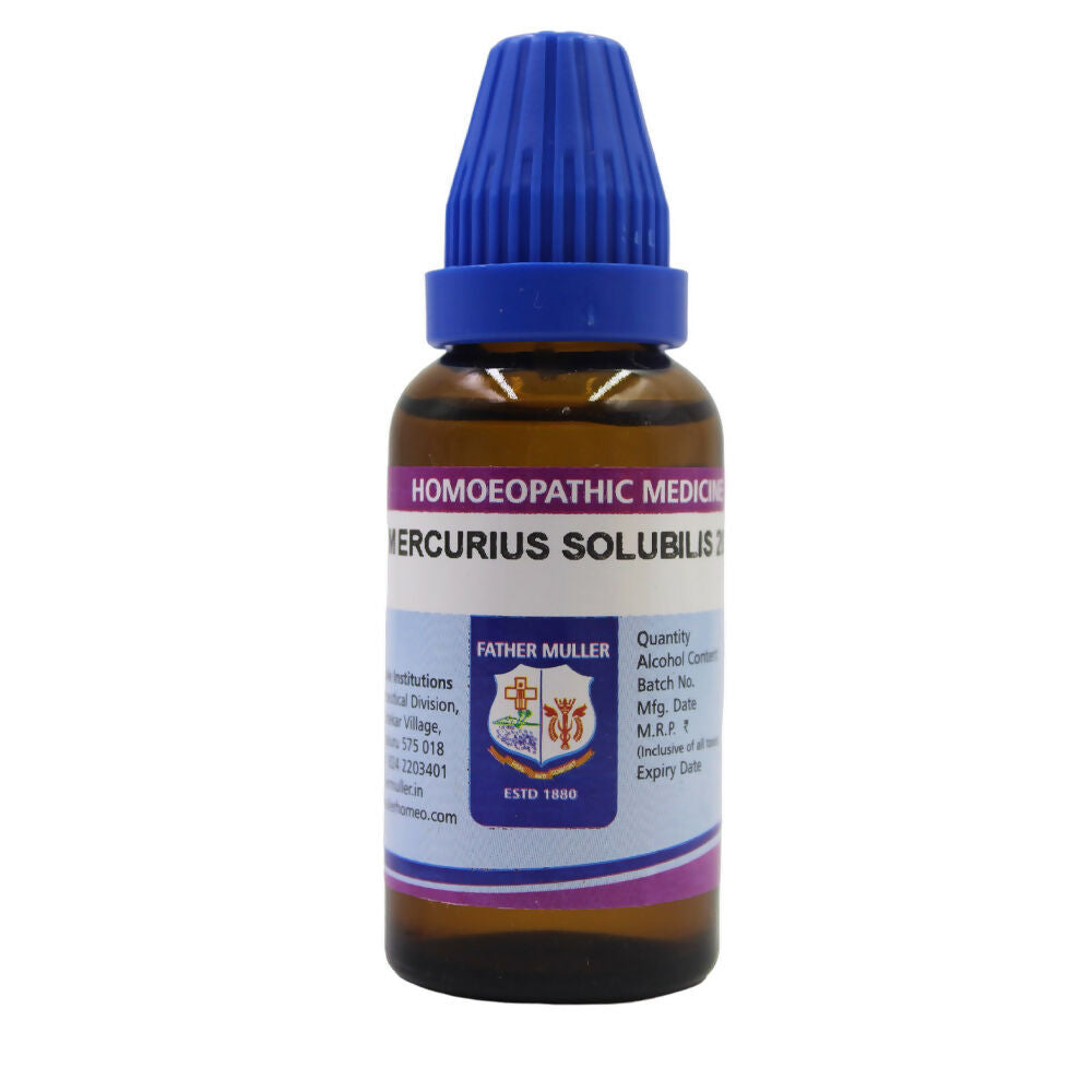 Father Muller Mercurius Solubilis Dilution - Distacart