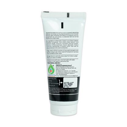 Agrosaf Activated Charcoal Face Wash - Dista
