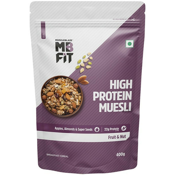 MuscleBlaze Fit High Protein Muesli - Fruits & Nut - Distacart