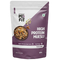 Thumbnail for MuscleBlaze Fit High Protein Muesli - Fruits & Nut - Distacart