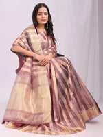 Thumbnail for Astita Organza Purple Saree