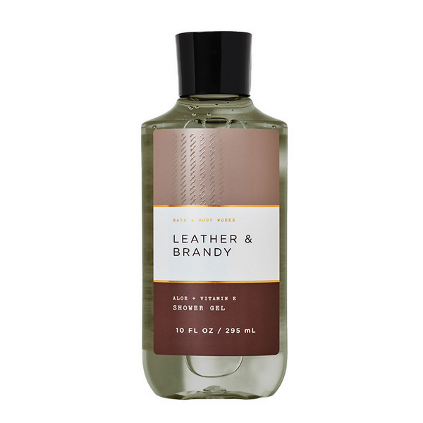 Bath & Body Works Leather & Brandy Shower Gel - Distacart