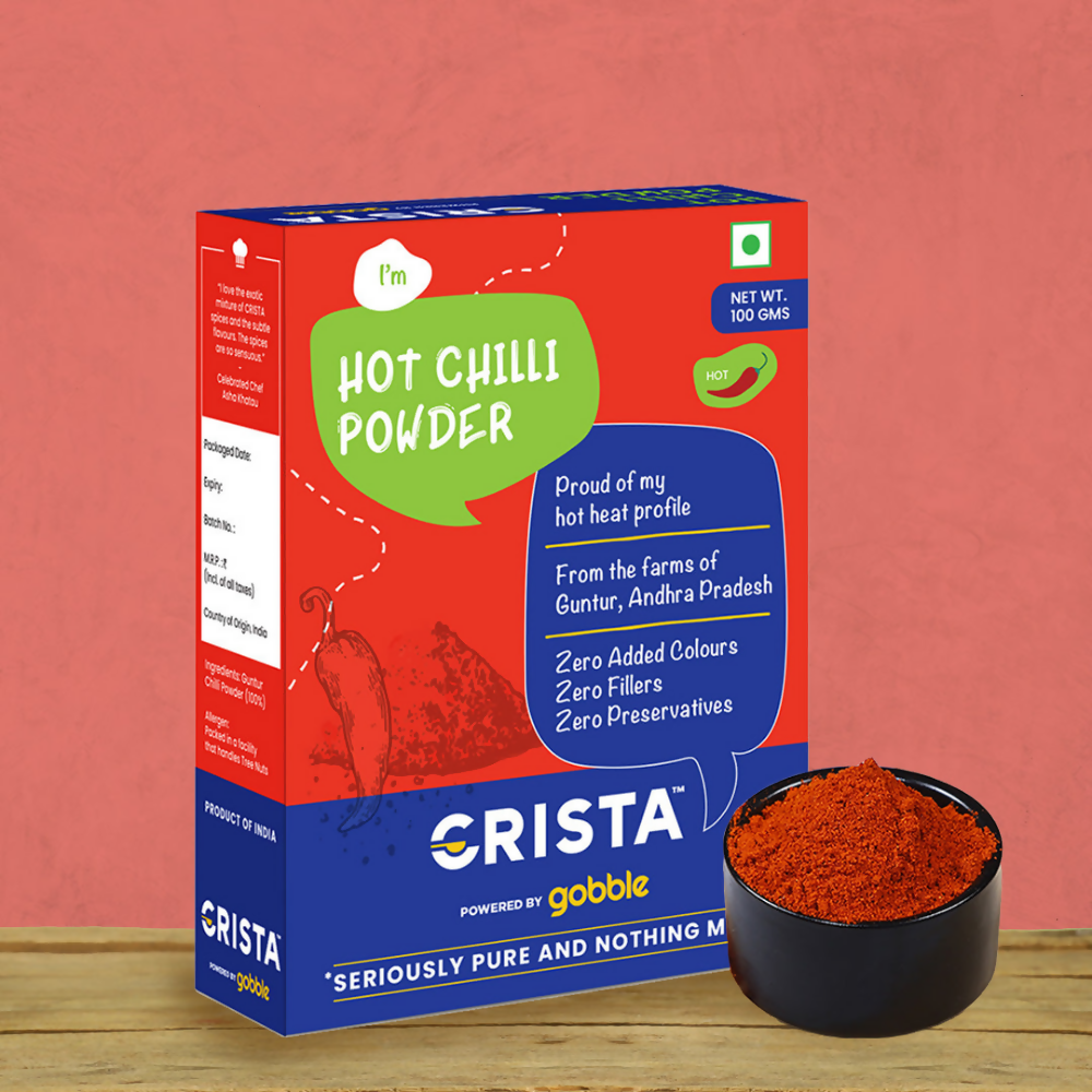 Crista Spices Hot Chilli Powder - Distacart