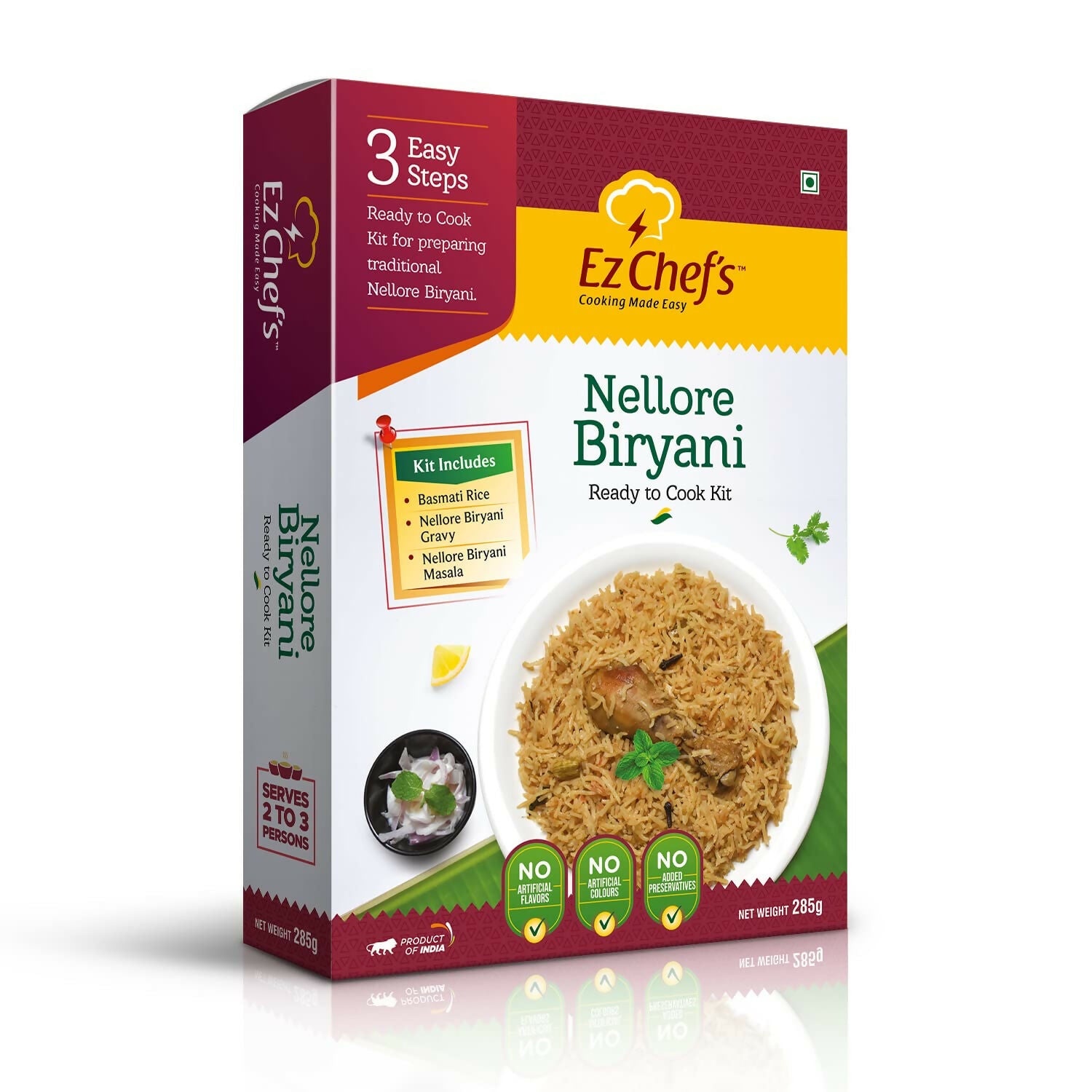 Ez Chef's Nellore Biryani Kit (Andhra Biryani) - Andhra's Famous Biryani - Distacart