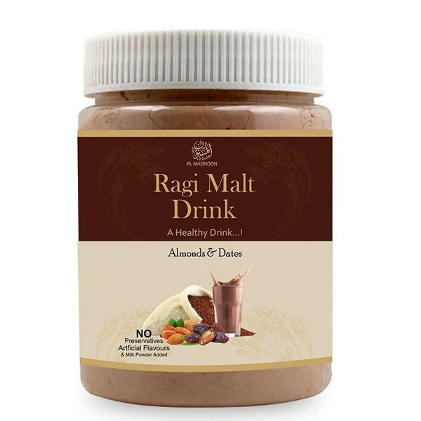 Al Masnoon Ragi Malt Drink With Almonds & Dates - Distacart