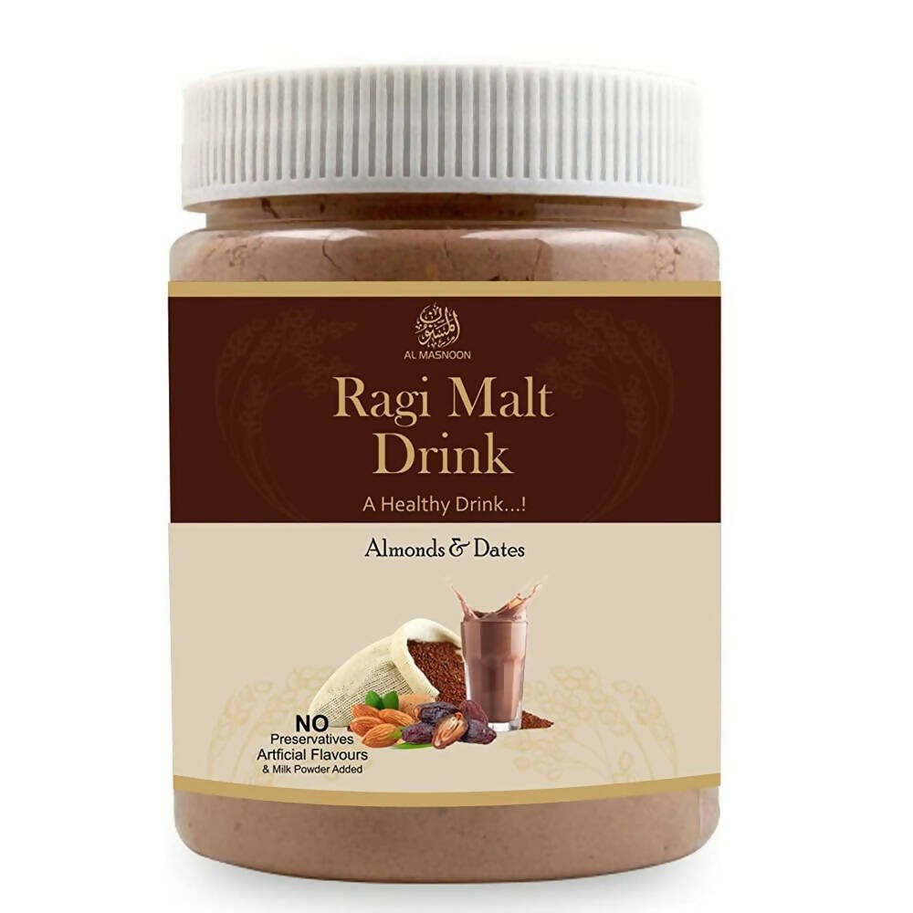 Al Masnoon Ragi Malt Drink With Almonds & Dates - Distacart
