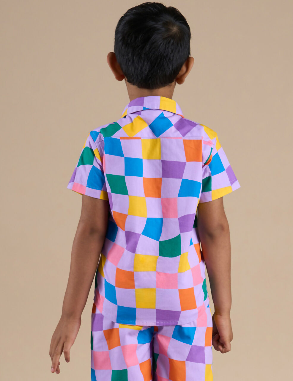 Snakes and Ladders Boys Multi Color Rotary Print Shirt from Siblings Collection - Distacart