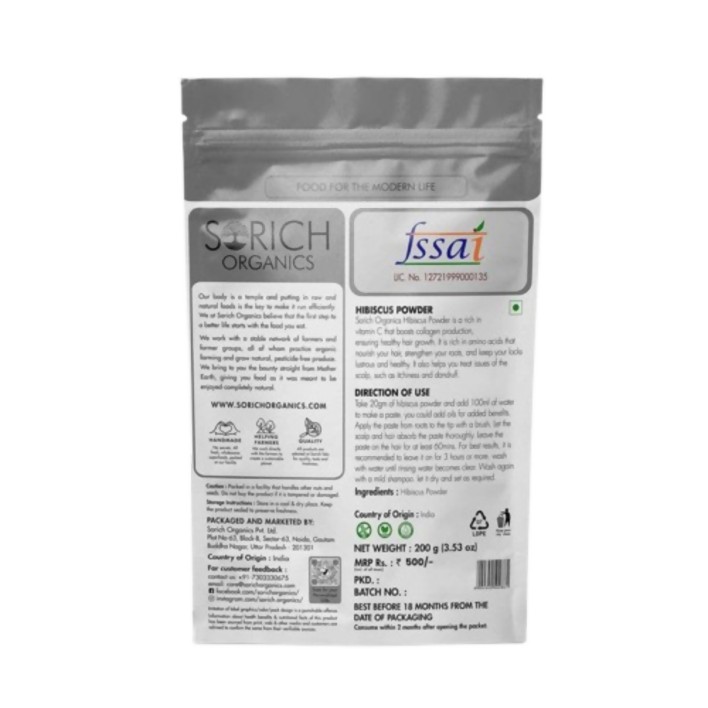Sorich Organics Hibiscus Powder - Distacart