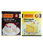 Thumbnail for BAKERS Sponge Cake Mix Combo - White Forest & Pineapple - Dista