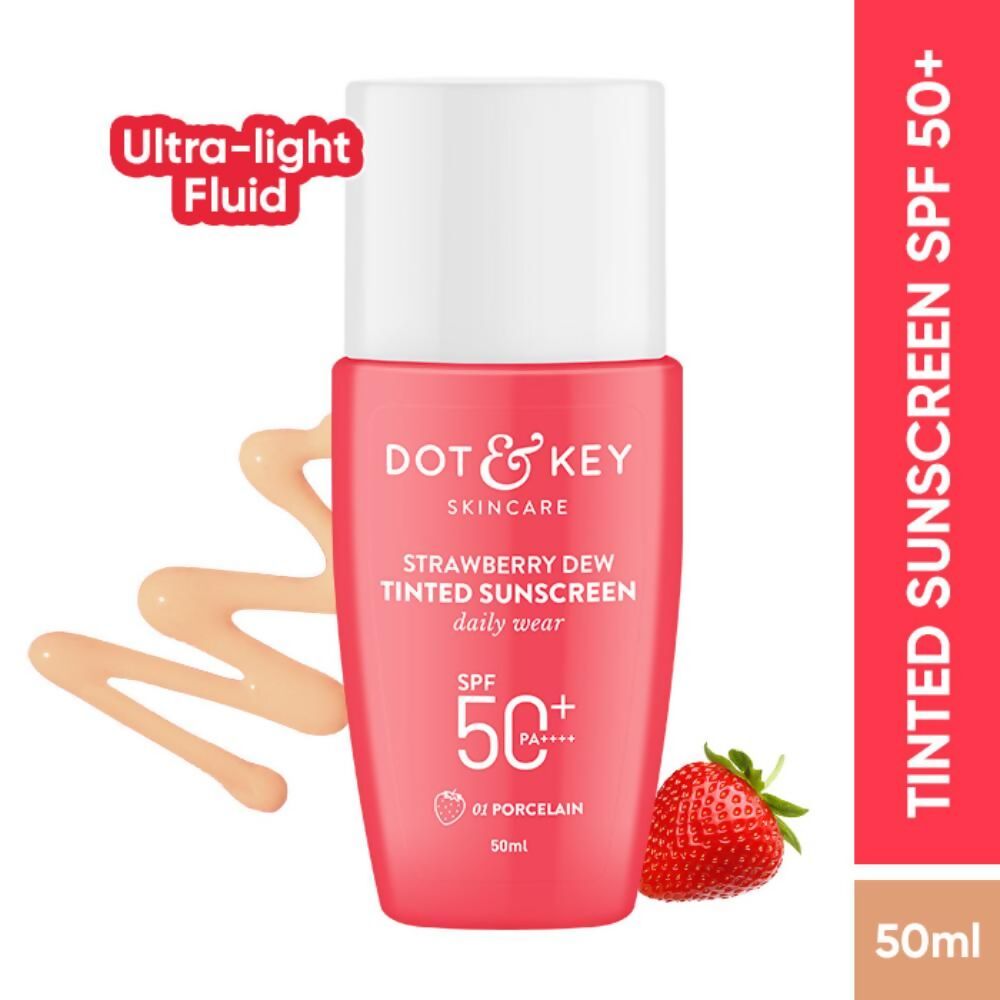 Dot & Key Strawberry Dew Tinted Sunscreen - 01 Porcelain - Distacart
