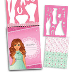 Thumbnail for Dreamland Publications Style Studio Fashion Sketch Activity Book 1 for Girls Age 4-8 years