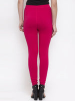 Thumbnail for TAG 7 Women Pack Of 2 Solid Churidar-Length Leggings - Distacart