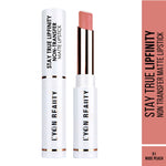 Thumbnail for Lyon Beauty Stay True Lipfinity Non Transfer Matte Lipstick - Nude Peach 01