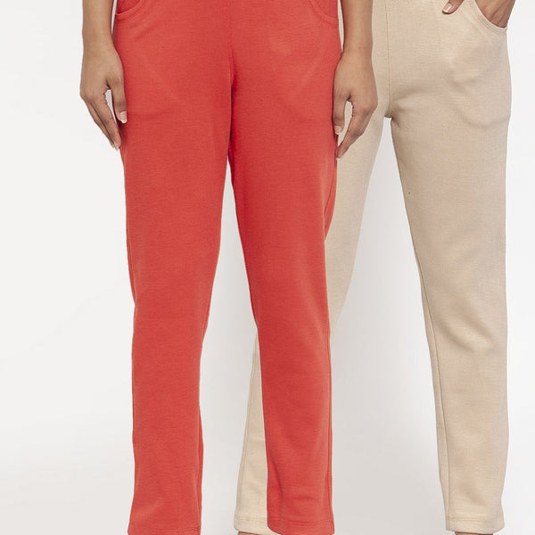 TAG 7 Women Pack of 2 Solid Leggings - Distacart