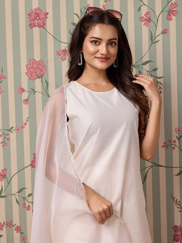 Ode by House of Pataudi Regular Kurta with Trousers - Distacart