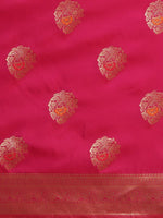 Thumbnail for Anouk Floral Woven Design Zari Silk Blend Banarasi Saree - Distacart