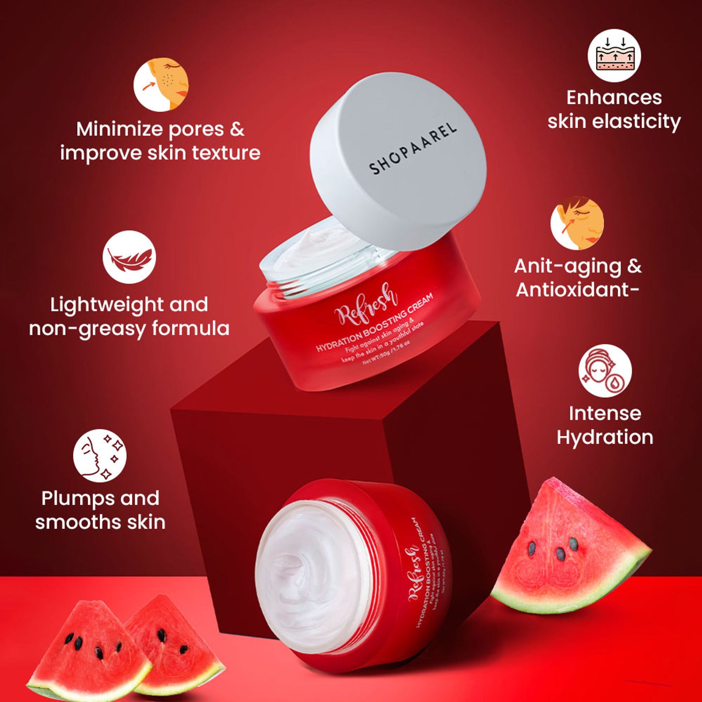 Shopaarel Refresh Hydration Boosting Cream Moisturizer - Distacart