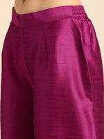 Thumbnail for Anouk Ethnic Motifs Regular Kurta with Palazzos & Dupatta - Distacart
