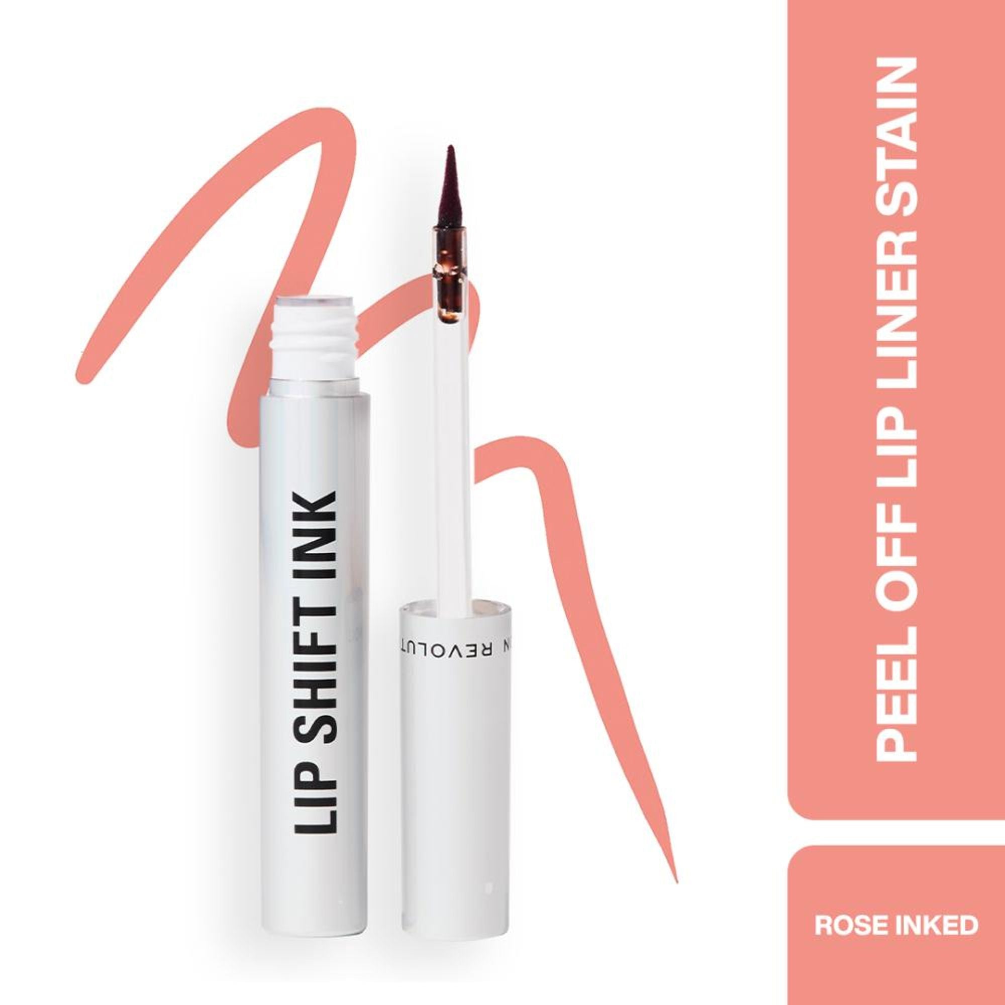 Makeup Revolution Lip Shift Ink Peel Off Lipliner Stain - Rose Inked