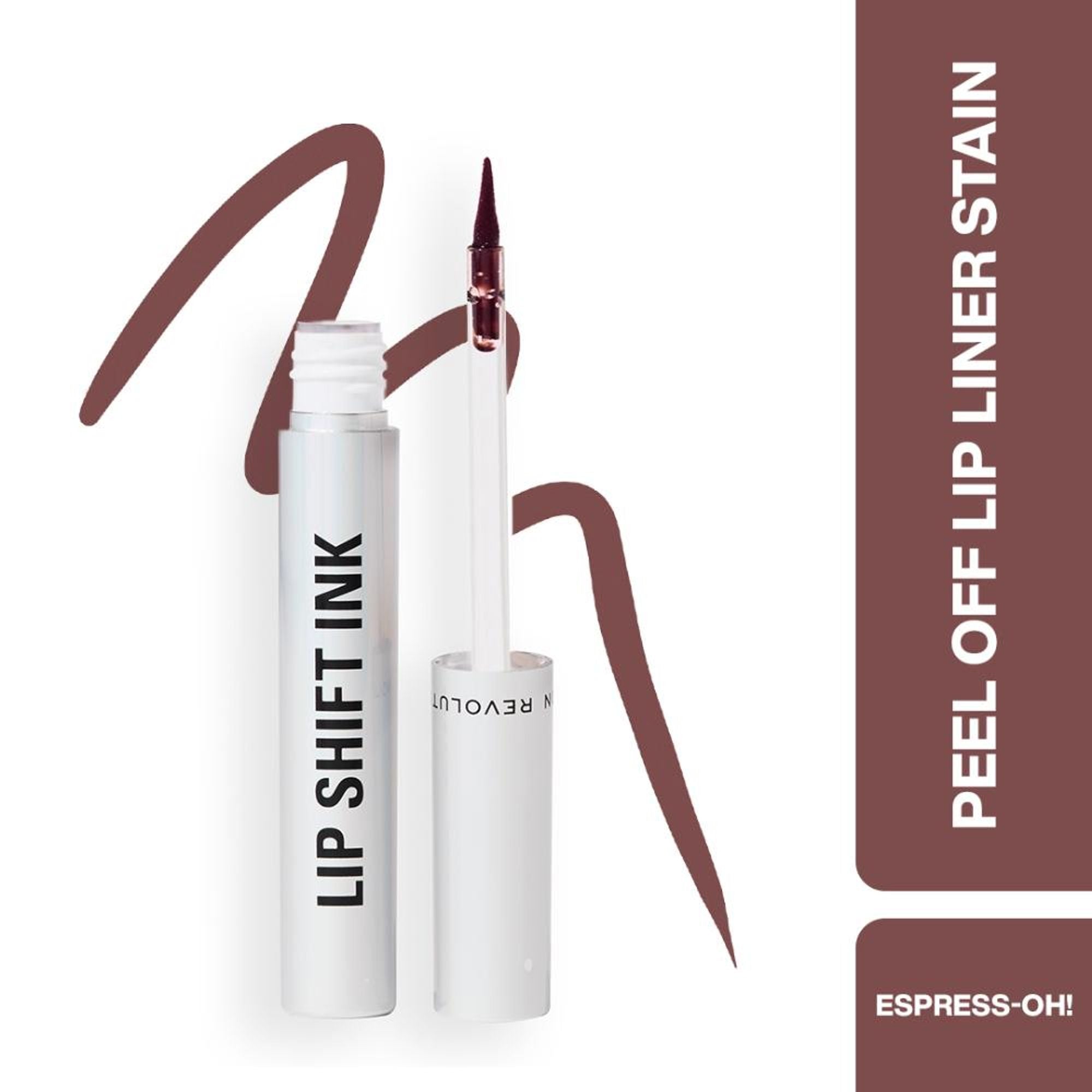 Makeup Revolution Lip Shift Ink Peel Off Lipliner Stain - Espress-Oh!
