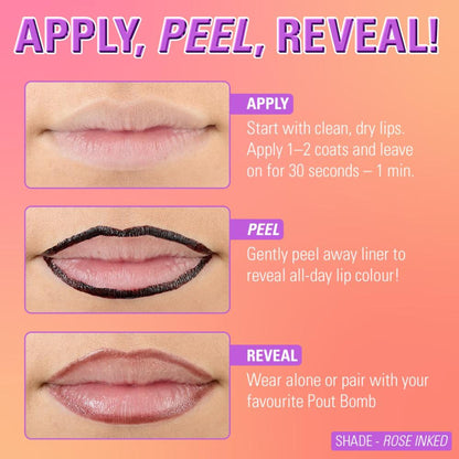 Makeup Revolution Lip Shift Ink Peel Off Lipliner Stain - Hunny Kiss - Distacart