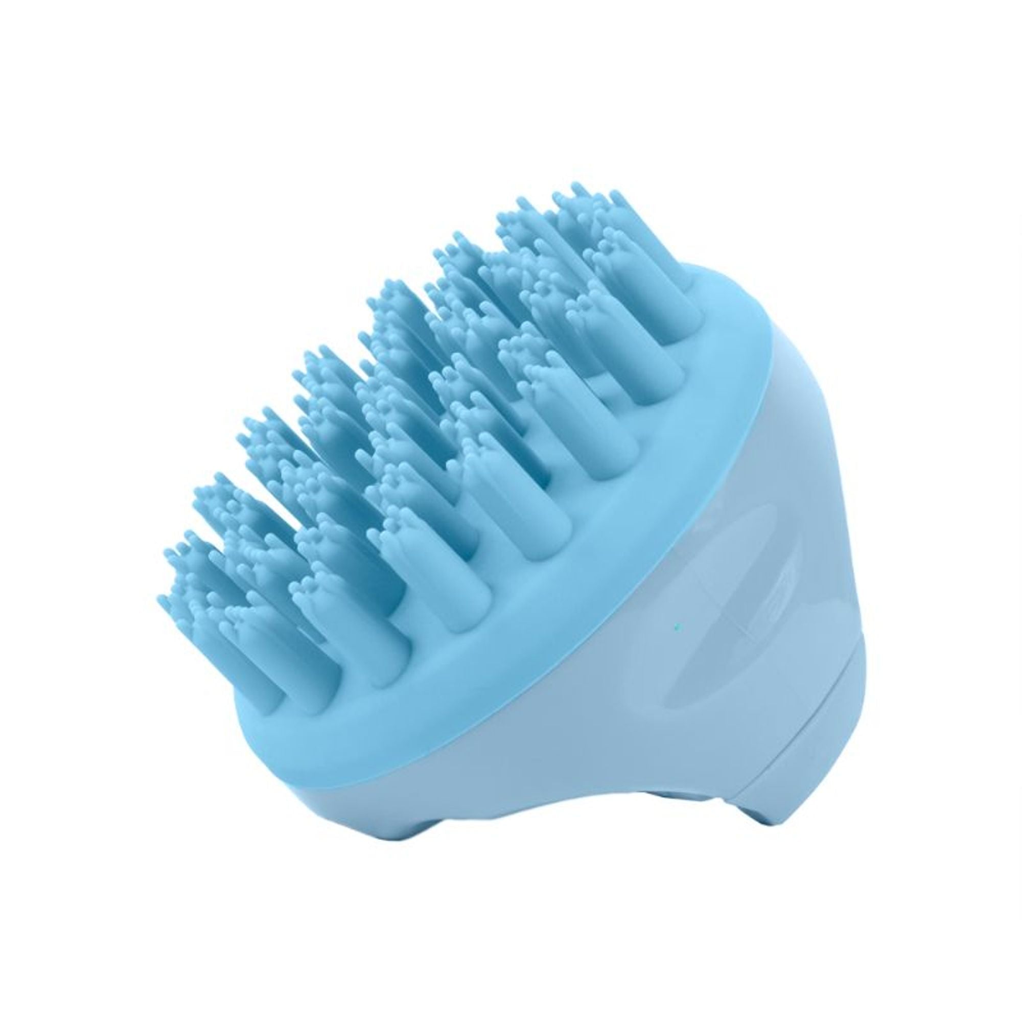 Scalppie Pro Silicon Hair Scalp Massager & Shampoo Brush Scrub - Hair Growth & Anti Dandruff - Blue - Dista