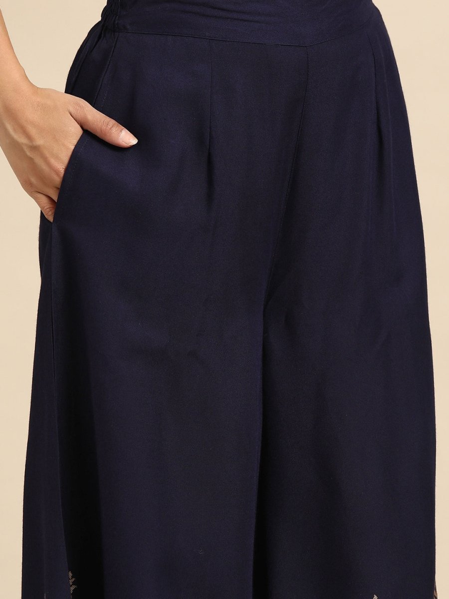 All About You Foil Printed Regular Kurta with Palazzos - Distacart