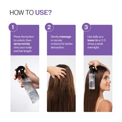 Bare Anatomy Rosemary & Rice Water Hair Growth Spray - Distacart
