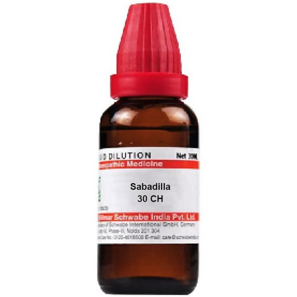 Dr. Willmar Schwabe India Sabadilla Dilution - Distacart