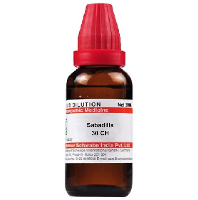 Dr. Willmar Schwabe India Sabadilla Dilution - Distacart