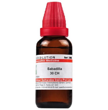 Dr. Willmar Schwabe India Sabadilla Dilution - Distacart