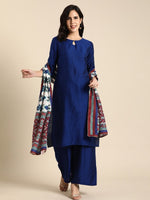 Thumbnail for Anouk Women Regular Kurta with Palazzos & With Dupatta - Distacart