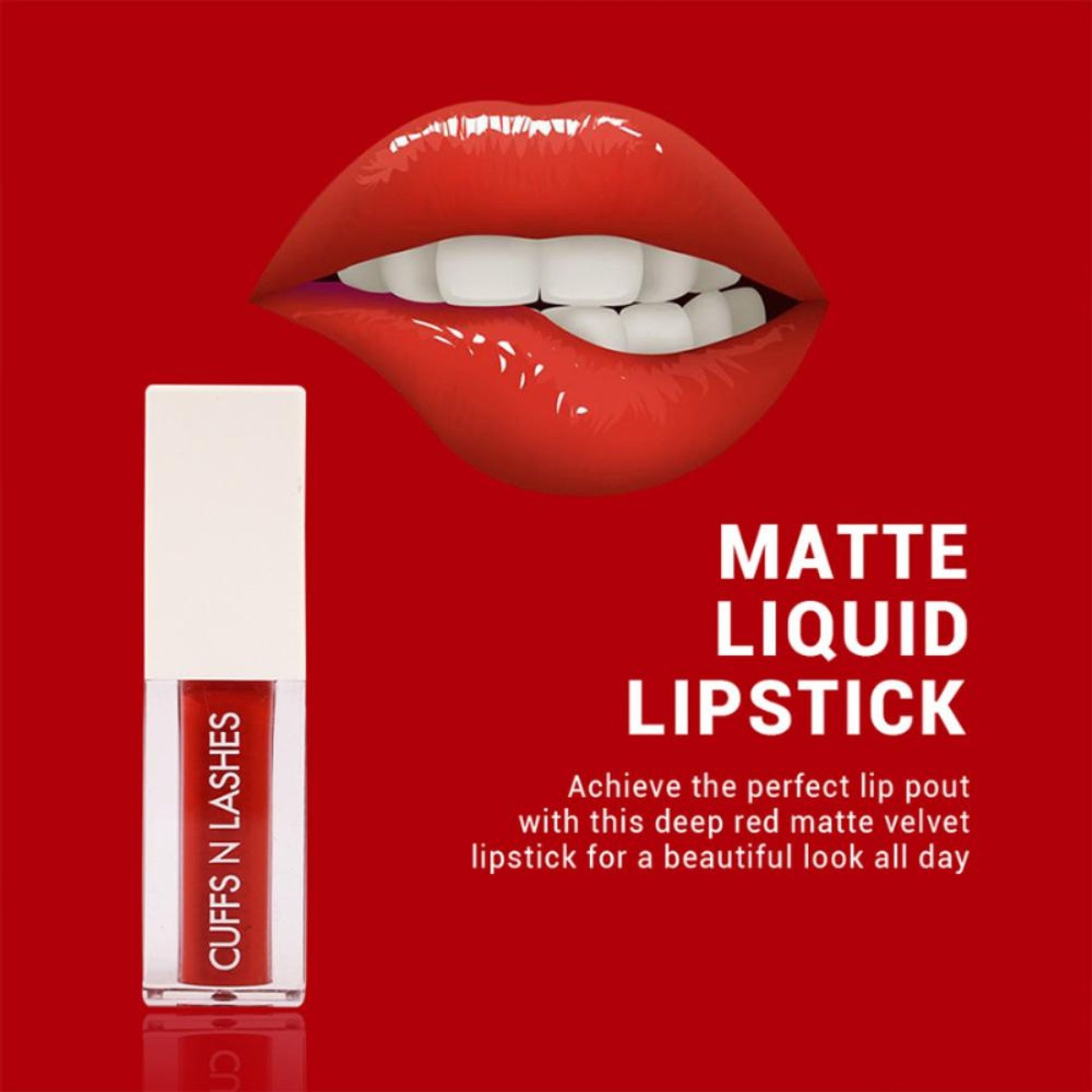 CUFFS N LASHES Matte Liquid Lipstick - 15 Date With Sun - Distacart