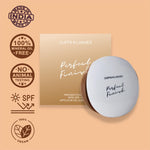 Thumbnail for CUFFS N LASHES Perfect Finish Pressed Powder Compact With SPF 15 - 05 Light Medium - Distacart
